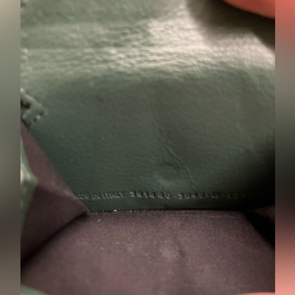 BALENCIAGA PAPIER MINI WALLET IN GREEN - Picture 8 of 12